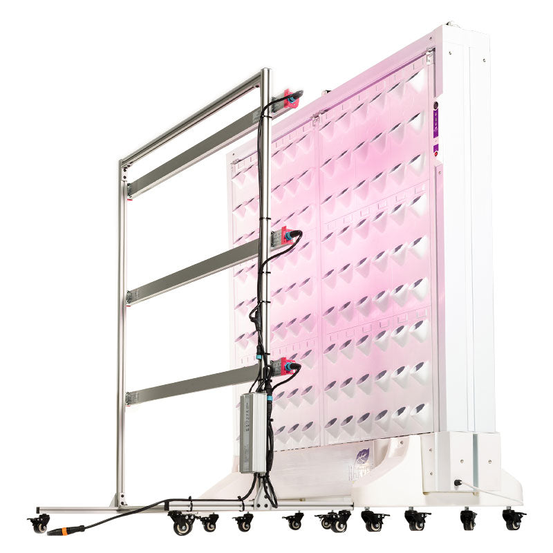 Harvest Wall For Home Double Panel with Lights Tuned On